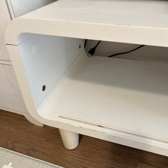テレビ台　白の画像