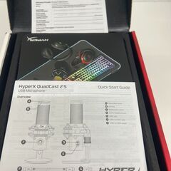 【未使用】HyperX QUADCAST 2/HXMI231/コンデンサーマイクの画像