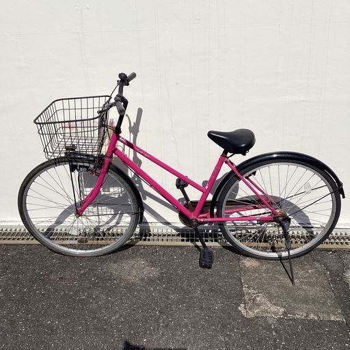?店頭在庫40台?春日市?26インチ自転車?自転車?ピンク? SRG003893?No149