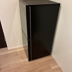 TWINBIRD HR-GJ12 ブラック 右開き冷蔵庫の画像
