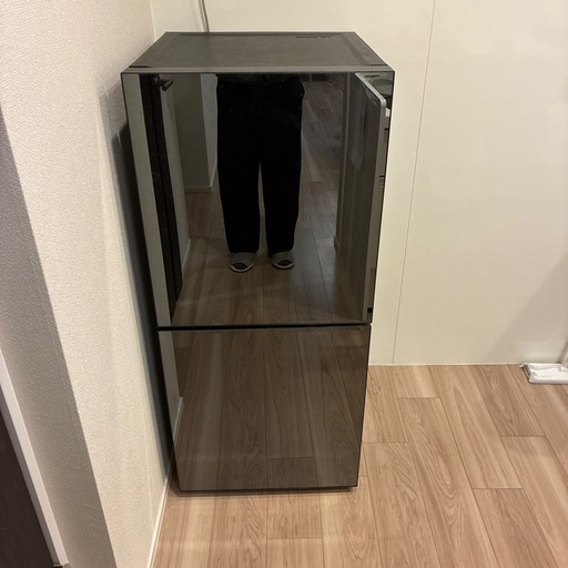 TWINBIRD HR-GJ12 ブラック 右開き冷蔵庫