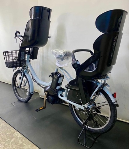 1年保証 送料無料　ブリヂストン　ビッケ2 20インチ　水色　電動アシスト自転車　g130