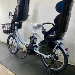 1年保証 送料無料　ブリヂストン　ビッケ2 20インチ　水色　電動アシスト自転車　g130の画像