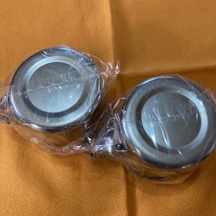 新品ステンレスカップ2語セットキャンプBBQの画像