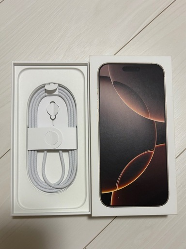 【美品】iPhone16ProMax256GBデザートチタニウム