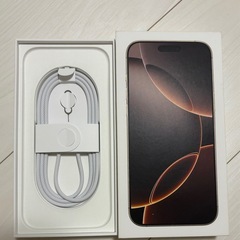 iPhone16ProMax256GBデザートチタニウムの画像