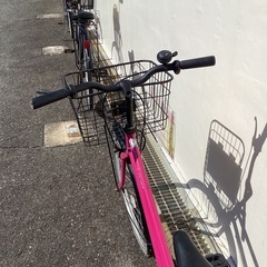 🚲店頭在庫40台🚲春日市🚲26インチ自転車🚲自転車🚲ピンク🚲 SRG003893🚲No289の画像