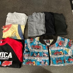 キッズ　服　120  55枚　ユニクロ　プラレール　トミカ　ベビードール　服　の画像