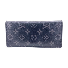 ルイヴィトン LOUIS VUITTON 長財布 モノグラムエクリプス ポルトフォイユブラザ M61697 ブラックの画像