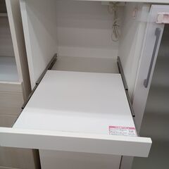 ★リユースのサカイ水戸店★ NITORI レンジ台 ホワイト H101×D50.5×W88 クリーニング済み MT5940の画像