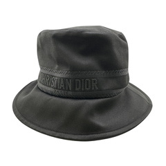 クリスチャンディオール Christian Dior ハット ロゴ 刺繍 帽子 TEDDY-D 34DBS923G160 ブラックの画像