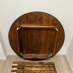 ダイニングテーブル＆チェア2脚セットの画像