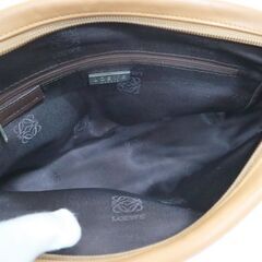 NR37　ko01510tm 【LOEWE】セカンドバッグ クラッチバッグ レザー ブラウンの画像