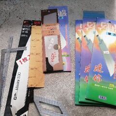 ⑤大工さんが使用していたノコギリ、その他まとめての画像