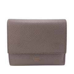 セリーヌ CELINE 三つ折り財布 スモールトリフォールド グレーの画像