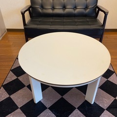 ニトリ 丸型リビングこたつの画像