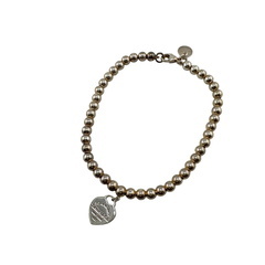 ティファニー TIFFANY&Co. ブレスレット ミニハートタグ ビーズ リターントゥティファニー 925 5.8g シルバーの画像
