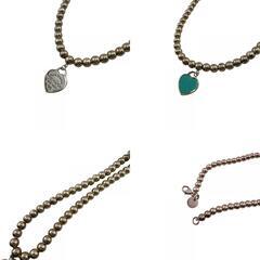 ティファニー TIFFANY&Co. ブレスレット ミニハートタグ ビーズ リターントゥティファニー 925 5.8g シルバーの画像