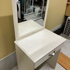 【中古】シンプルデザイン ドレッサー/化粧台 - 毎日を美しく整える私だけの空間　【管理番号513】の画像
