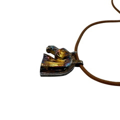 エルメス HERMES ネックレス シュバル 36.8g 925 ブラウンの画像