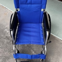 美品★車椅子 車イス 折り畳み 自走式　介護用品 看護補助の画像
