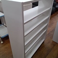 ★リユースのサカイ水戸店★ IKEA フリーラック ホワイト H106.5×D28×W80 クリーニング済み MT5942の画像