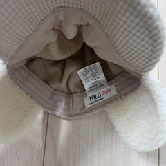 【美品】ベビー秋冬用帽子🧢2点セット【POLO BABY/西松屋】の画像