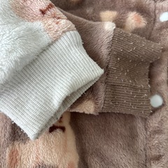 ②くまさんロンパース2枚セットの画像