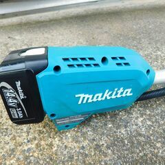 【JM855】makita マキタ 14.4V 充電式草刈機 MUR145UD バッテリー付き 分割棹 Uハンドルの画像