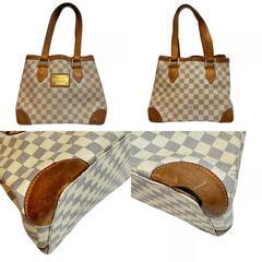 ルイヴィトン LOUIS VUITTON ハンドバッグ ダミエアズール ハムステッドPM トートバッグ N51207 ホワイトの画像