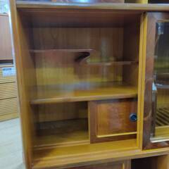 【愛品倶楽部柏店】ケヤキ材 水屋収納 ヴィンテージ レトロの画像