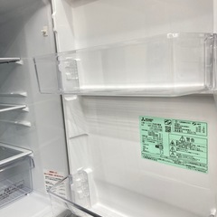 【トレファク高槻店】安心の6ヶ月間保証！取りに来られる方限定！MITSUBISHI(三菱）の２ドア冷蔵庫のご紹介です！の画像