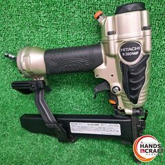 ✨日立　中古　N3804MF　フロア用タッカ　38ｍｍ　エアタッカ　釘打機　説明書/ケース付き✨うるま市田場✨の画像