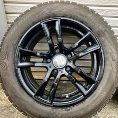 BMW 16インチ スタッドレスタイヤセット PCD120 美品 バリ山 冬用の画像