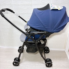［美品✨］　清掃済み　マモールパッド付き ❗️最軽量 3.9kg　❗️ カルーン (西松屋限定モデル)　‼️　両対面 式の画像