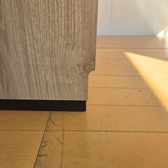 未使用訳あり 1点モノ　収納タンス スライドレール付き 80幅 4段 タンス 衣類収納 整理たんす チェスト　洋服タンス 引き出し　ナチュラルの画像