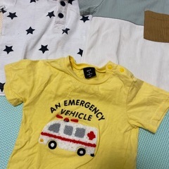 赤ちゃん　男の子　80センチ　夏　Tシャツ　半ズボン　まとめ売りの画像