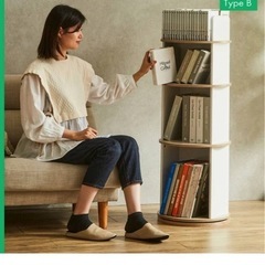 【お譲りします】回転式本棚の画像