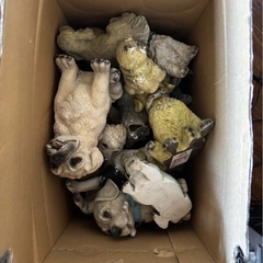 置き物　犬など　の画像