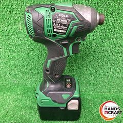 ✨日立　中古　WH14DDL　充電式インパクトドライバ　14.4V　充電器/バッテリー×1✨うるま市田場✨の画像