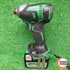 ✨日立　中古　WH14DDL　充電式インパクトドライバ　14.4V　充電器/バッテリー×1✨うるま市田場✨の画像