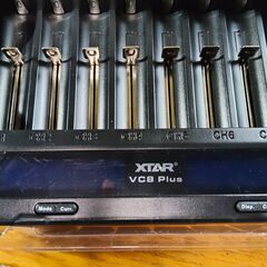【引取限定】XTAR VC8 Plus LCDバッテリーチャージャー　美品！の画像