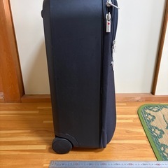 DELSEY デルセー キャリーケース 中型 ソフトタイプ ブラック 2回使用の画像