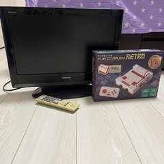 ゲーム機テレビセットの画像