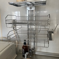 突っ張り水切りラックの画像