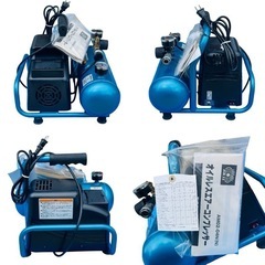 ★オイルレスエアーコンプレッサー★PUMA　SK11　AM02-04N(N)　2012年製　0.8MPa　タンク容量4L　12L/min　取扱説明書の画像