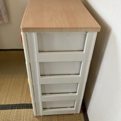 アイリスオーヤマ　スティッチ4段チェストの画像