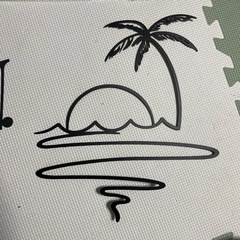 【お値下げ中】メタルウォールアート　3セットの画像
