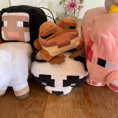 マイクラ　ぬいぐるみセットの画像