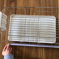 【譲ります】キッチン水切りラックの画像